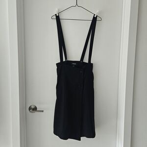 Monki Charcoal Suspender Dress